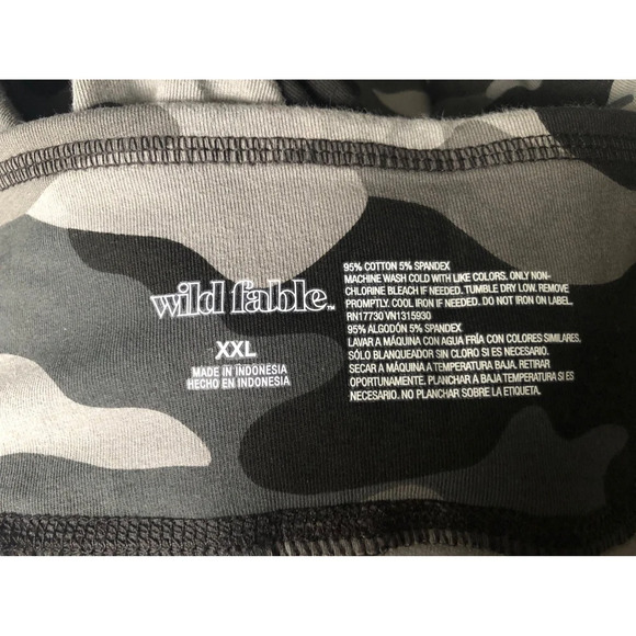 Wild Fable Women’s High-Waisted Leggings Gray Camo sz XXL NWT - Picture 3 of 8